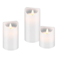 Goobay LED Echtwachs Kerzen