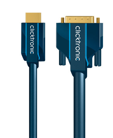 Clicktronic DVI/HDMI 1m