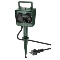 Goobay Gartensteckdose 4-fach