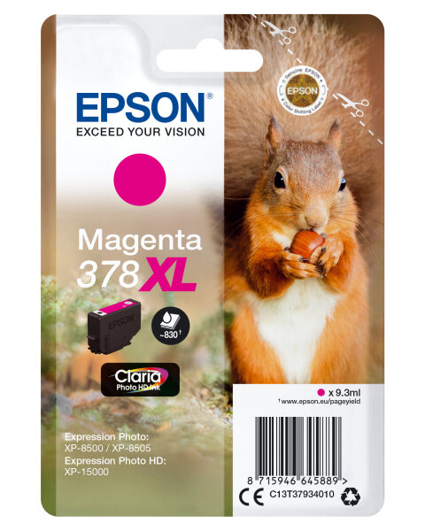 Epson 378XL Claria HD magenta