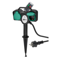 Goobay Gartensteckdose 2-fach