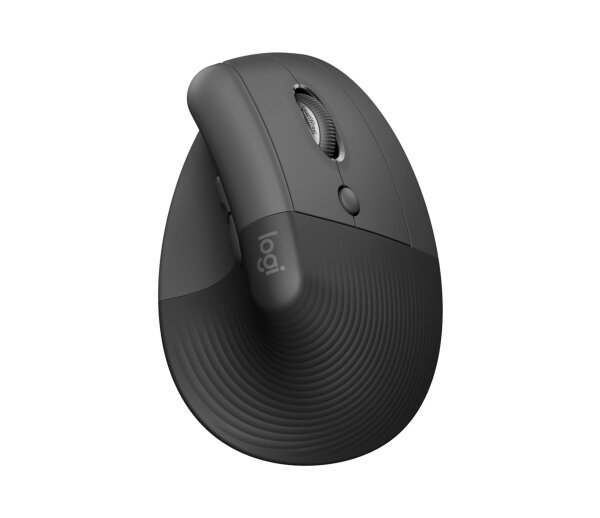 Logitech Wireless Mouse Lift Ergonomic black retail