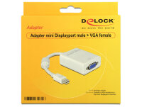 DELOCK Displayport Adapter mini DP -> D-Sub15 St/Bu w