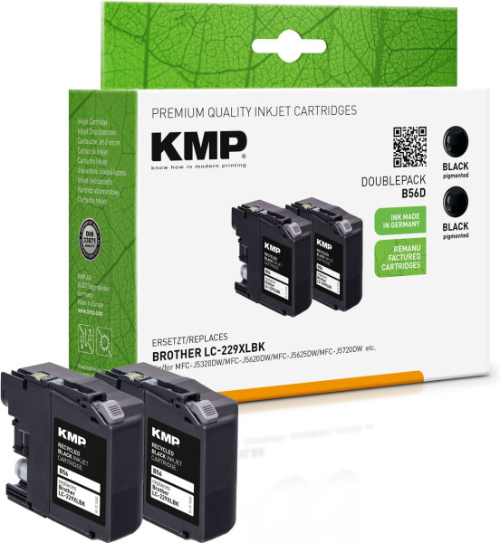 KMP HP 45 51645D 2xSCHWARZ