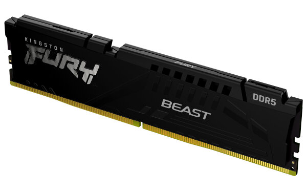 16GB Kingston DDR5-5600 FURY Beast 1x 16GB CL40 DDR5 RAM schwarz