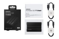 2TB Samsung Portable T7 USB3.2 extern SSD