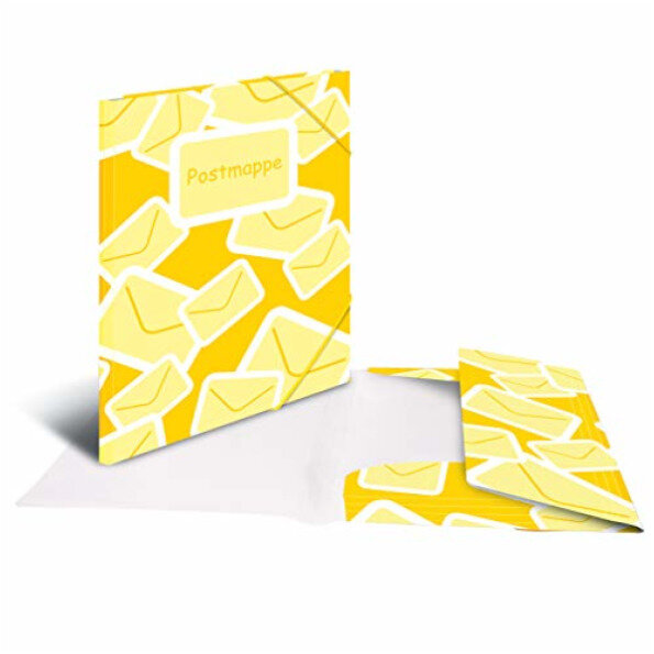 HERMA Postmappe A4 mit Gummizug Polypropylen