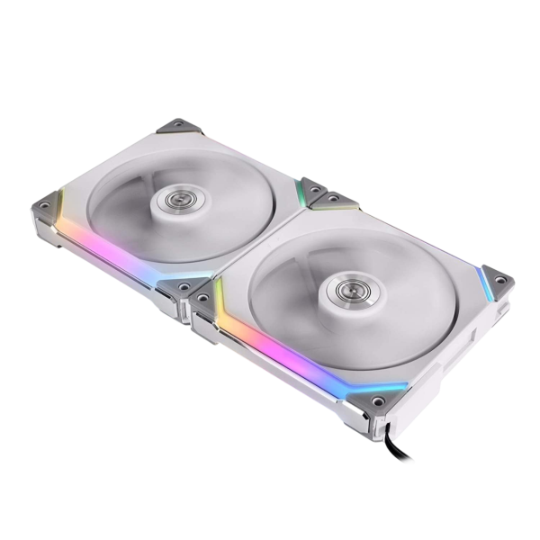 Lian Li UF-SL140-2W Uni Fan SL140 RGB 140mm LED-Steuerung 2er Pack weiß
