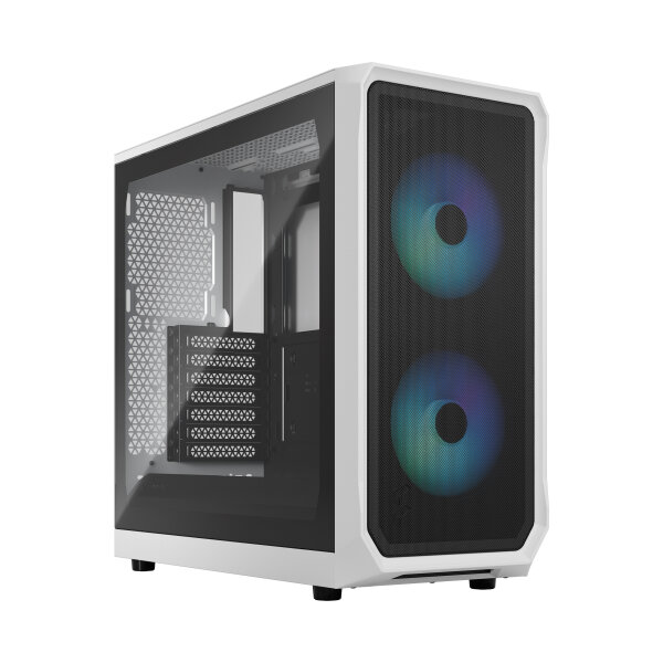 FRACTAL DESIGN Geh Focus 2 RGB White TG Clear Tint