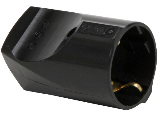 Kopp Schukokupplung 16A IP20 schwarz