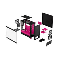 FRACTAL DESIGN Geh Pop Air RGB Magenta Core TG Clear Tint