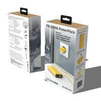 RealPower Powerbank PB-20000 Set       gelb        20.000mAh