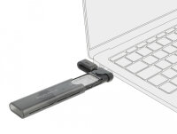 DELOCK Ext Gehäuse USB Type-C M.2 NVMe PCIe oder...