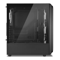 Sharkoon Gehäuse TK5M        RGB    ATX      1xAcryl schwarz