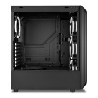Sharkoon Gehäuse TK5M        RGB    ATX      1xAcryl schwarz