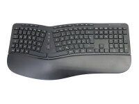 Conceptronic ORAZIO ERGO Kabelloses Set aus ergonomischer Tastatur und vertikaler Maus, deutsch