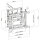 Equip Wandhalterung  45"-70"/1TFT Popout    1Gelenk  70Kg sw lite Retail