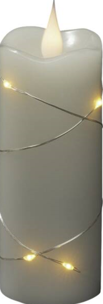 Konstsmide LED Echtwachs Kerze