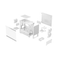 FRACTAL DESIGN Geh Pop Mini Air RGB White TG Clear Tint
