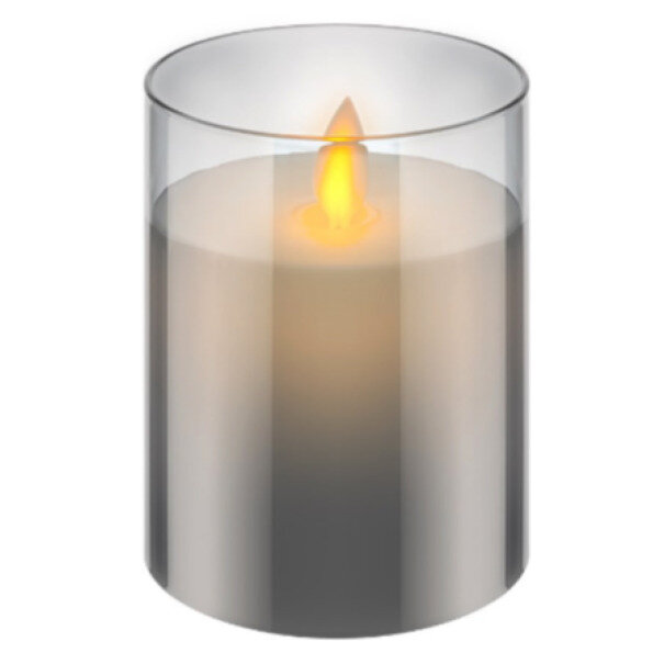 Goobay LED-Echtwachs-Kerze