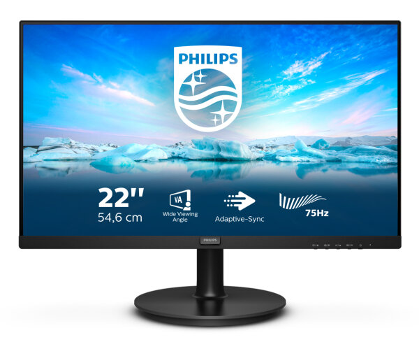 Philips 54,6cm (21,5") 222V8LA 16:09 HDMI+DP VA