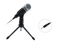 Equip Tischmikrofon Mini-Stereo mit 3.5mm AUX  1.80m schwarz