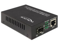 DELOCK Medienkonverter PoE+ 1000Base-T -> SFP