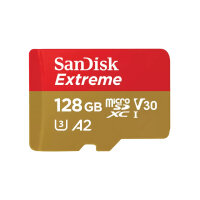 128GB SanDisk Extreme mSDXC microSD Speicherkarte mSD