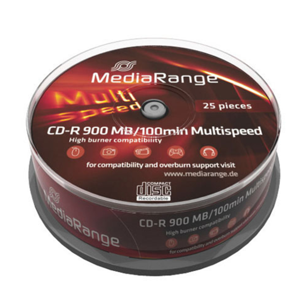 MediaRange CD-R 900MB 25er