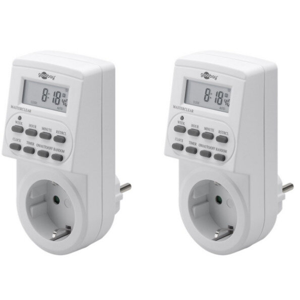 Goobay 2xDigitalzeitschaltuhr