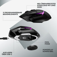 Logitech G502 X Plus Gaming Wireless Mouse