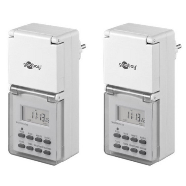 Goobay 2xDigitalzeitschaltuhr