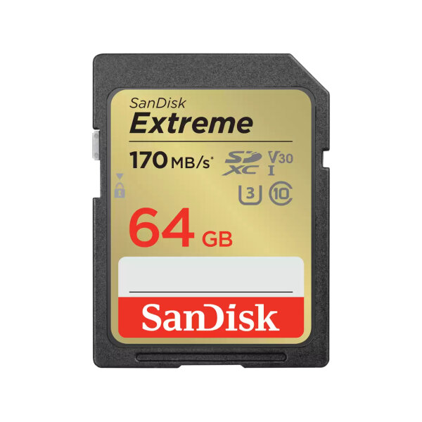64GB SanDisk Extreme SDXC