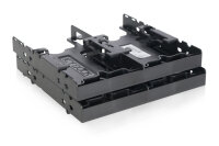 Einbaurahmen IcyDock  4x6,3cm HDD/SSD für externen 5,25"