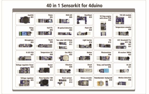 Allnet 4duino Sensor Kit 40in1
