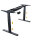 Tischgestell IcyBox elektr. höhenverstel. ohne Platte schwa. (Speditionsversand)