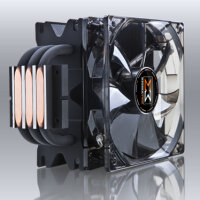 Xigmatek Dark Knight SD1283 Night Hawk Edition Heatpipe Cooler PWM