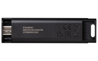256GB Kingston DT DataTraveler Max USB-C 3.1 schwarz 1000MB/s USBC Stick