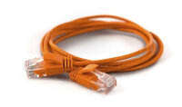 Wantec Patchkabel UTP  CAT6a           d=2,8mm  1,50m orange
