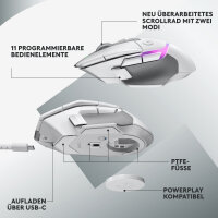 Logitech G502 X Plus Gaming Mouse 25600dpi white