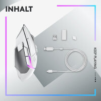 Logitech G502 X Plus Gaming Mouse 25600dpi white