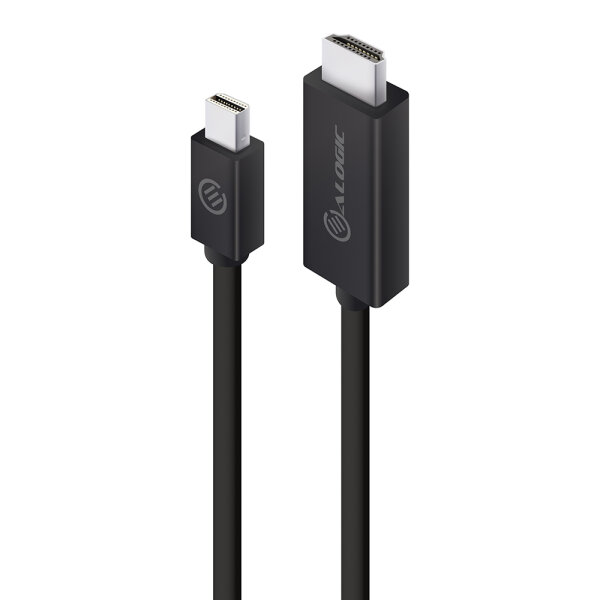 Alogic Elements Mini DisplayPort -> HDMI Kabel M/M 2m schwar
