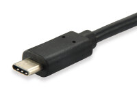 Equip USB 3.1 Typ-A -> USB 3.1 Typ-C 1m Polybeutel schwarz