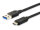 Equip Kabel USB-A3.2->C Gen1 3A         St/St  1.00m schwarz Polybeutel