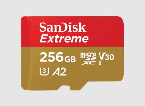 256GB SanDisk Extreme mSDXC