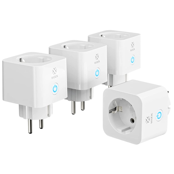 Woox R6113 Smart Plug+ Energy 4er Set WLAN Steckdose Alexa / Google Home