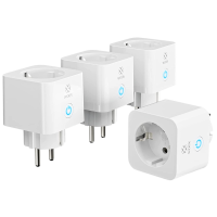 Woox R6113 Smart Plug+ Energy 4er Set WLAN Steckdose...