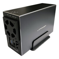 LC-Power LC-35U3-RAID-2 Gehäuse 3x 3.5" SATA HDD RAID Case USB 3.0 schwarz