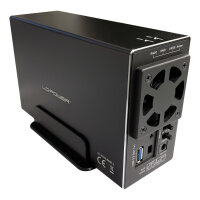 LC-Power LC-35U3-RAID-2 Gehäuse 3x 3.5" SATA HDD RAID Case USB 3.0 schwarz