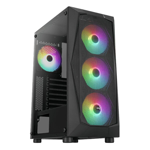 AeroCool Geh Midi Falcon-G v2  MicroATX/ATX/MiniITX (B/TG)